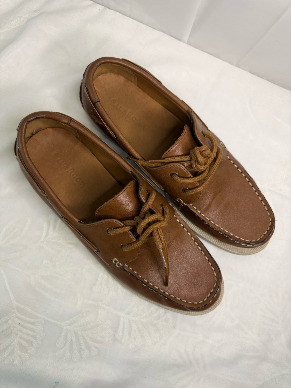 Mens Club Room Boat Shoes